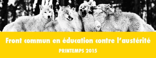 Front commun profs-élèves-employés