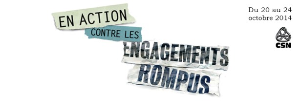 Semaine contre engagement rompus