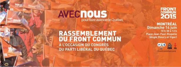 rassemblement 14 juin congrès PLQ