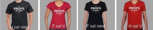 t-shirt profs en négo bandeau