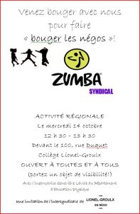 zumba affiche