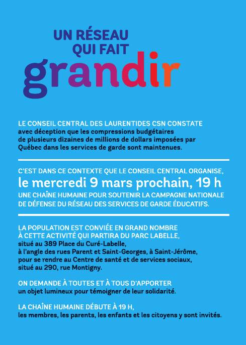 Un réseau qui fait grandir