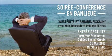 Soirée-conférence évasion fiscale